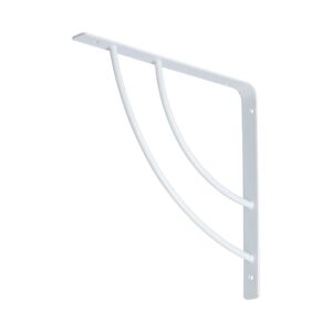 SHELF BRACKET 8" MILANO STYLE WHITE SHELF BRACKET 8" MILANO STYLE WHITE